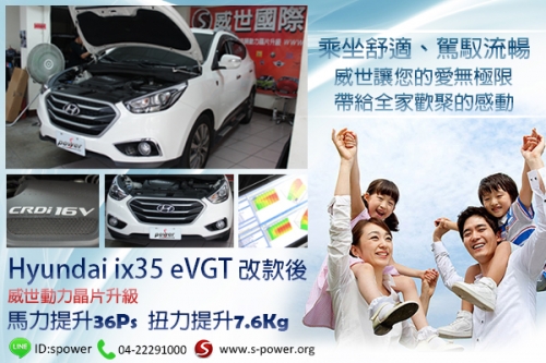 新款Hyundai ix35 eVGT 動能升級