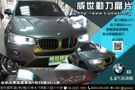 BMW X3 2.0D還你百萬名車應有的駕馭感